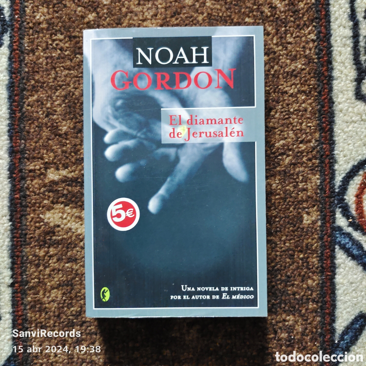Libros de segunda mano: EL DIAMANTE DE JERUSAL&Eacute;N (NOAH GORDON) (EDICIONES B) - Foto 1