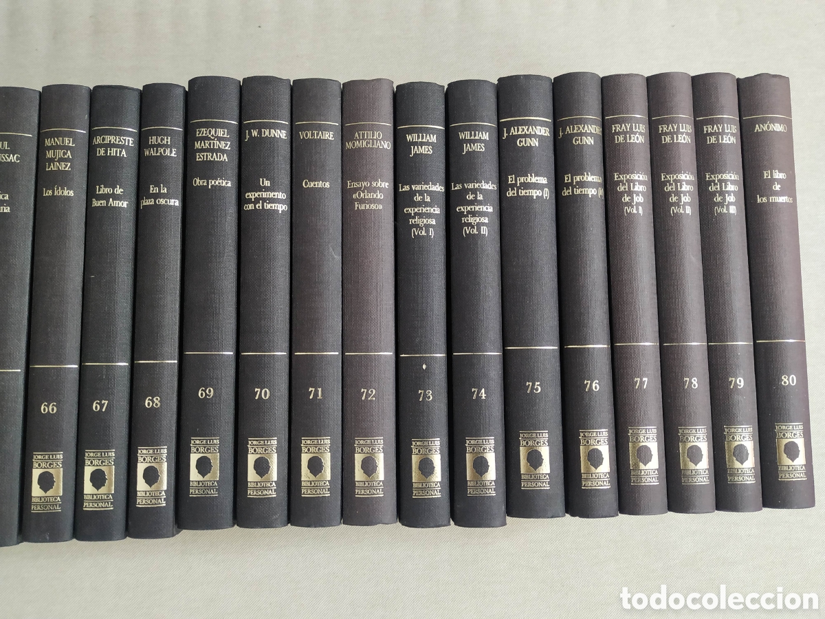 Libros de segunda mano: Biblioteca personal Borges. 30 tomos - Foto 1