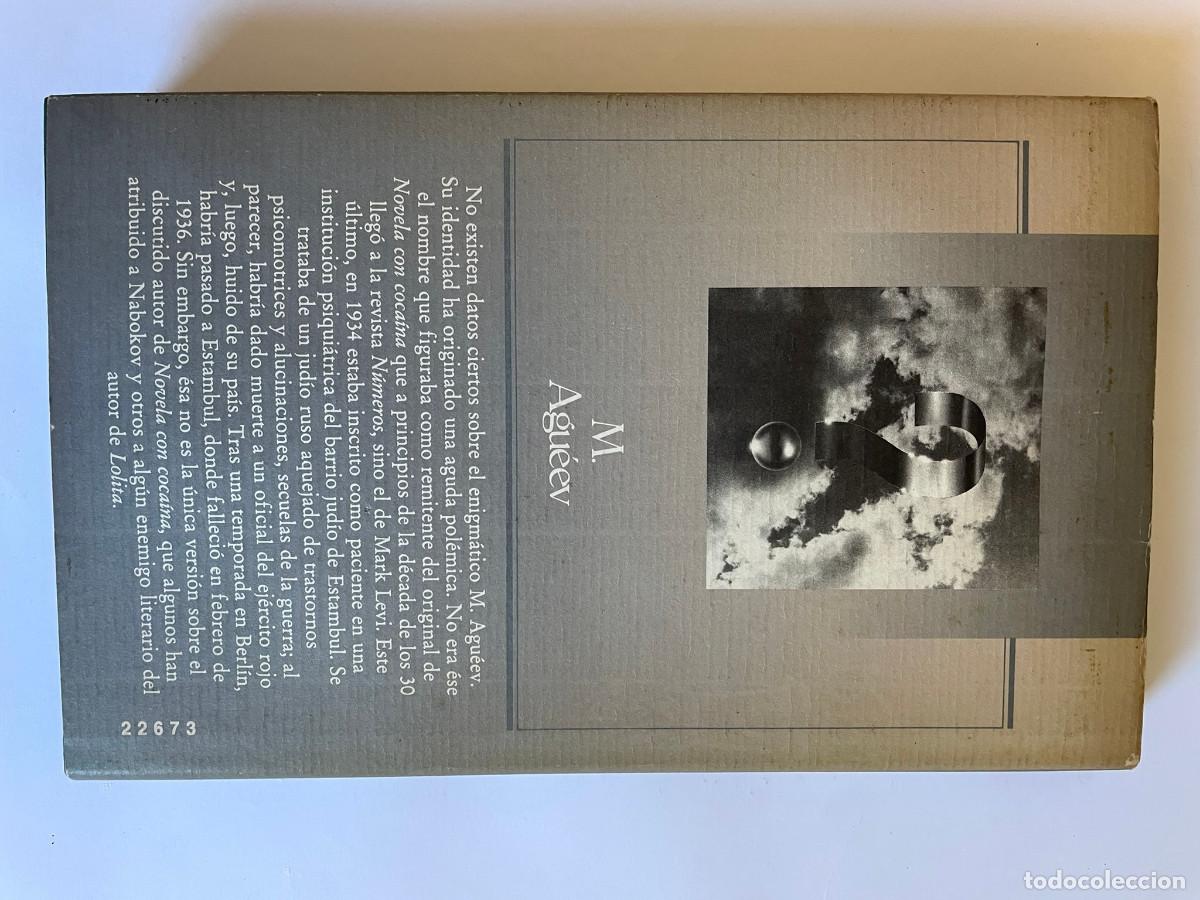 Libros de segunda mano: M. AGU&Eacute;EV Novela con coca&iacute;na - Foto 1