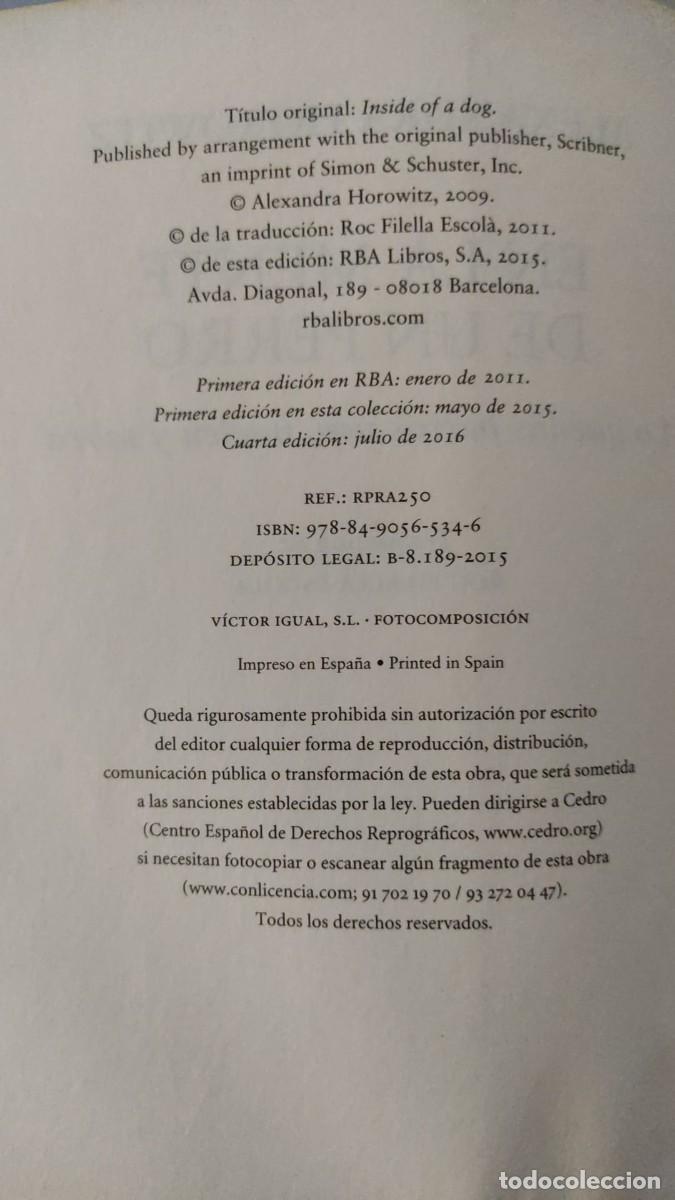Libros de segunda mano: EN LA MENTE DE UN PERRO. - Foto 2