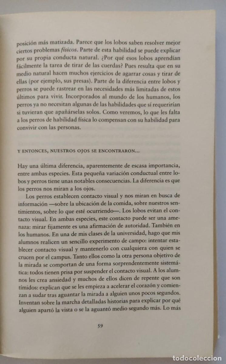 Libros de segunda mano: EN LA MENTE DE UN PERRO. - Foto 6