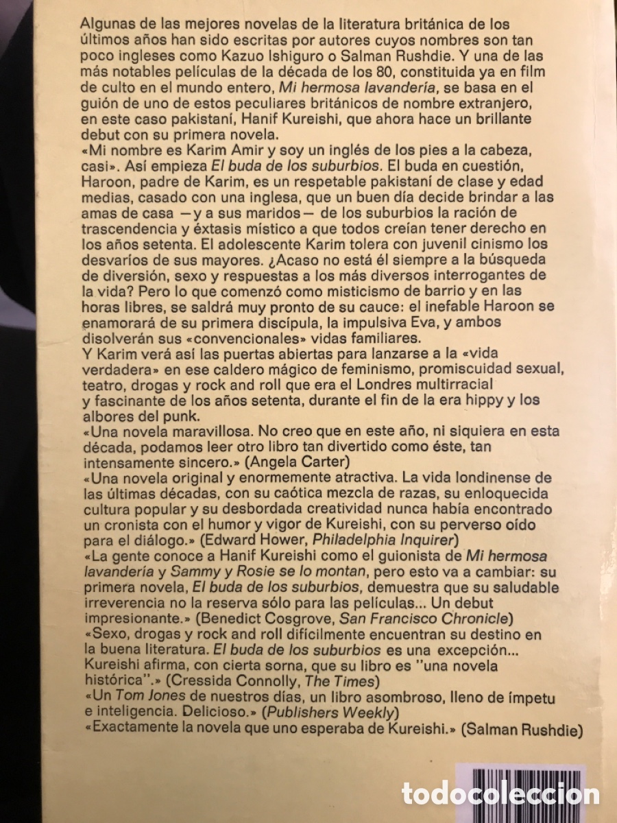 Libros de segunda mano: El buda de los suburbios. Kureishi - Foto 2