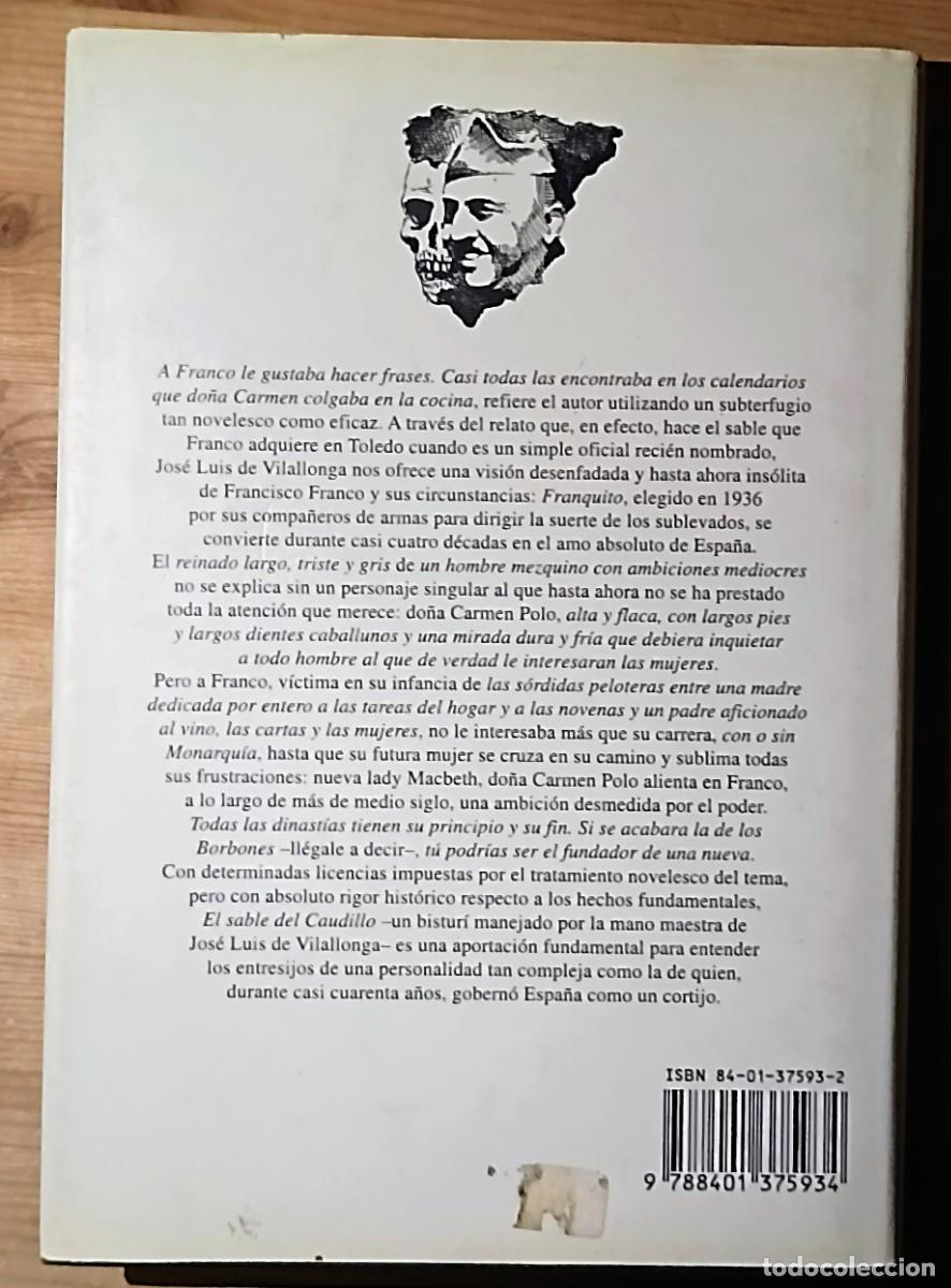 Libros de segunda mano: LIBRO &rdquo;EL SABLE DEL CAUDILLO&rdquo; - Foto 3