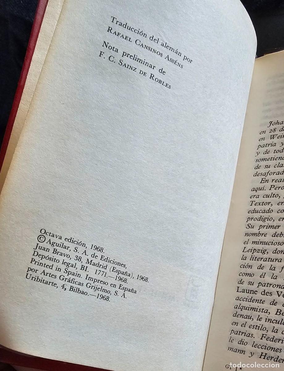 Libros de segunda mano: Fausto &rdquo;Goethe&rdquo; Aguila 1968 - Foto 4