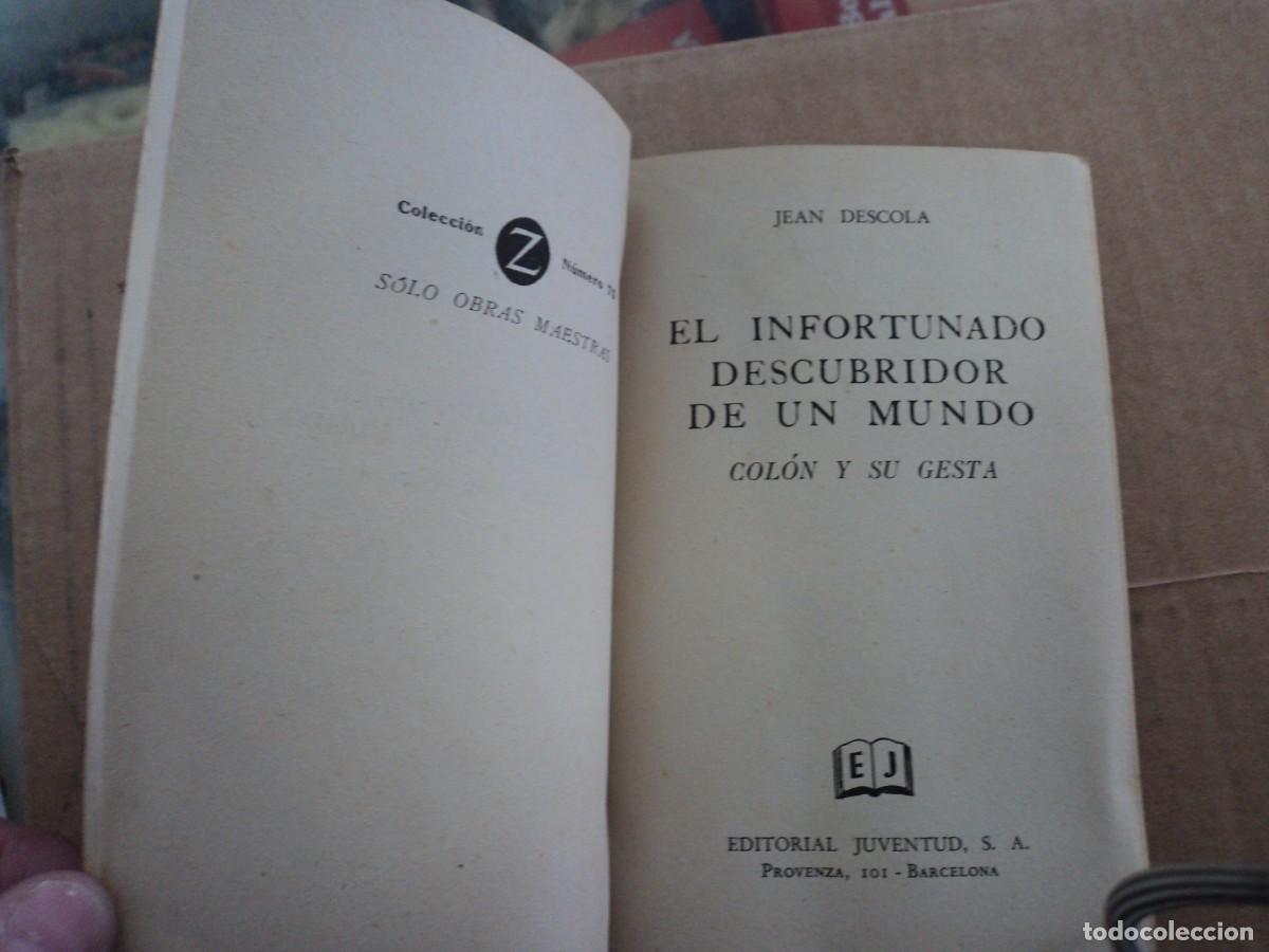 Libros de segunda mano: Cristobal Col&oacute;n - Jean Descola - Foto 2