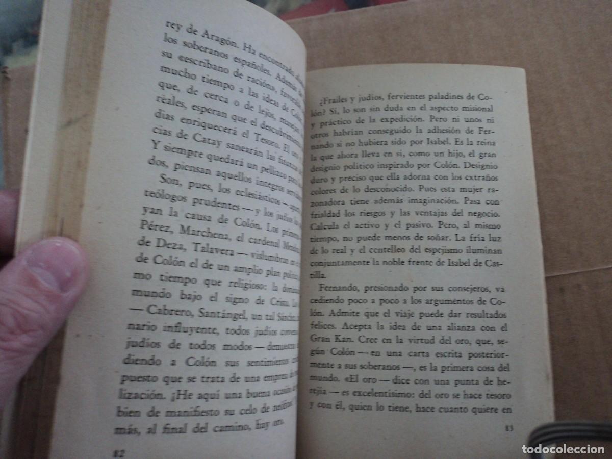 Libros de segunda mano: Cristobal Col&oacute;n - Jean Descola - Foto 3