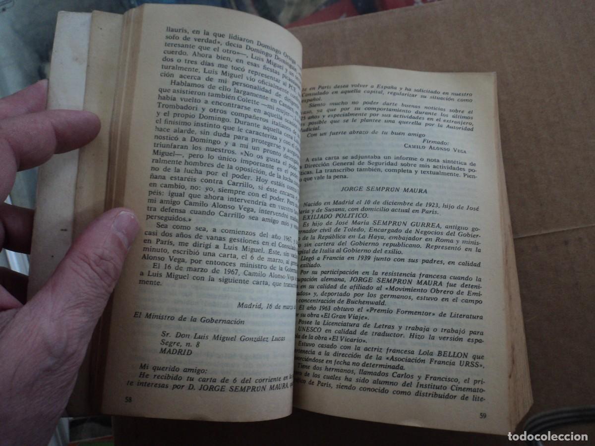 Libros de segunda mano: Federico S&aacute;nchez - Autobiograf&iacute;a de - Jorge Sempr&uacute;n - Foto 3
