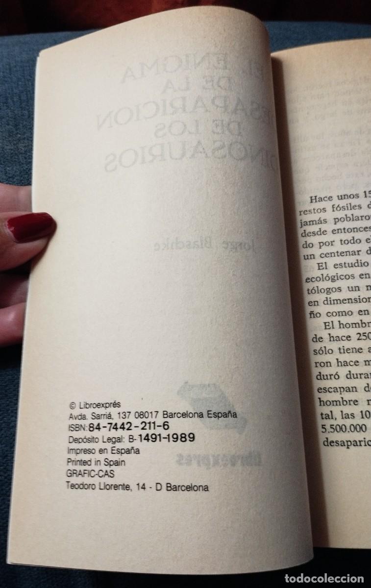Libros de segunda mano: Libro el enigma de la desaparici&oacute;n de los dinosaurios ENVIO CERTIFICADO GRATIS - Foto 4
