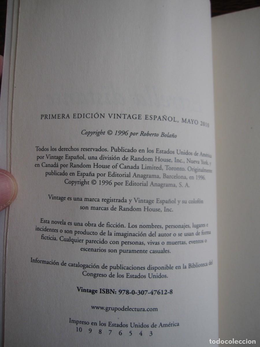 Libros de segunda mano: ESTRELLA DISTANTE / Roberto Bola&ntilde;o. - Foto 3