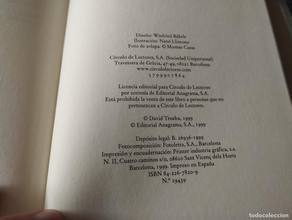 Libros de segunda mano: CUATRO AMIGOS DAVID TRUEBA 1999 - Foto 3