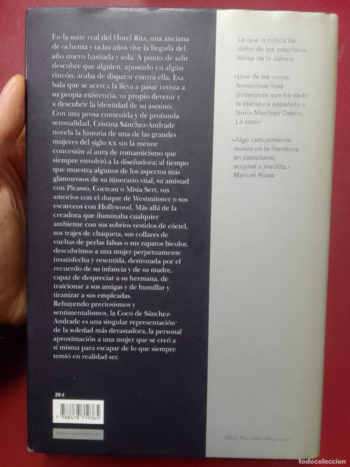 Libros de segunda mano: Cristina S&aacute;nchez-Andrade: Coco (RBA Libros. 2007) - Foto 2