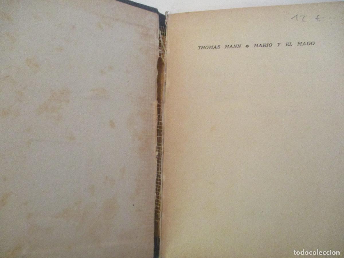 Libros de segunda mano: THOMAS MANN Mario y el mago W26652 - Foto 2