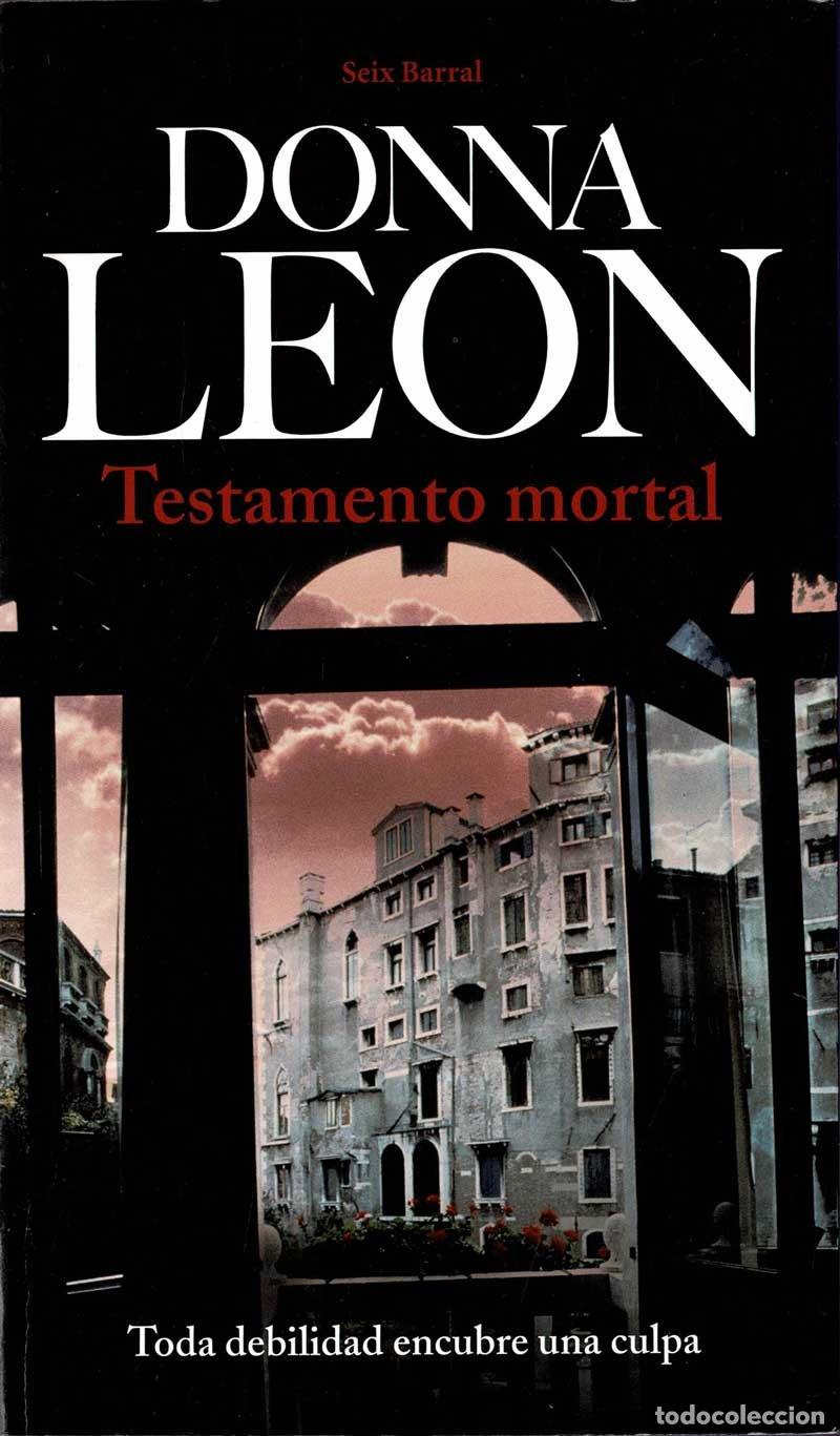 Libros de segunda mano: Testamento mortal - Donna Leon - Foto 1