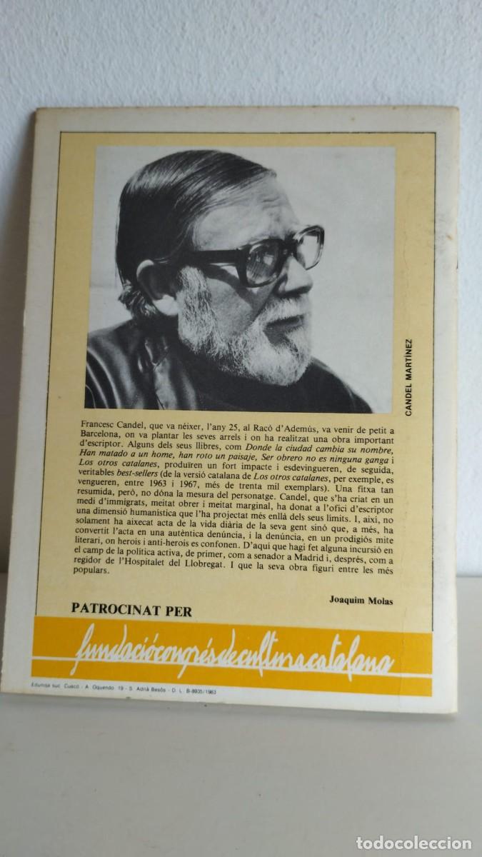 Libros de segunda mano: El jurament. Francesc Candel - Foto 2
