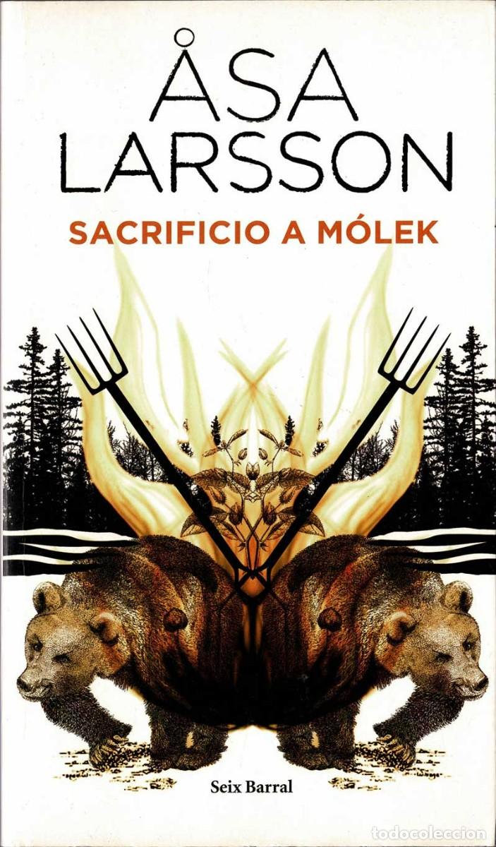 Libros de segunda mano: Sacrificio a M&oacute;lek - Asa Larsson - Foto 1