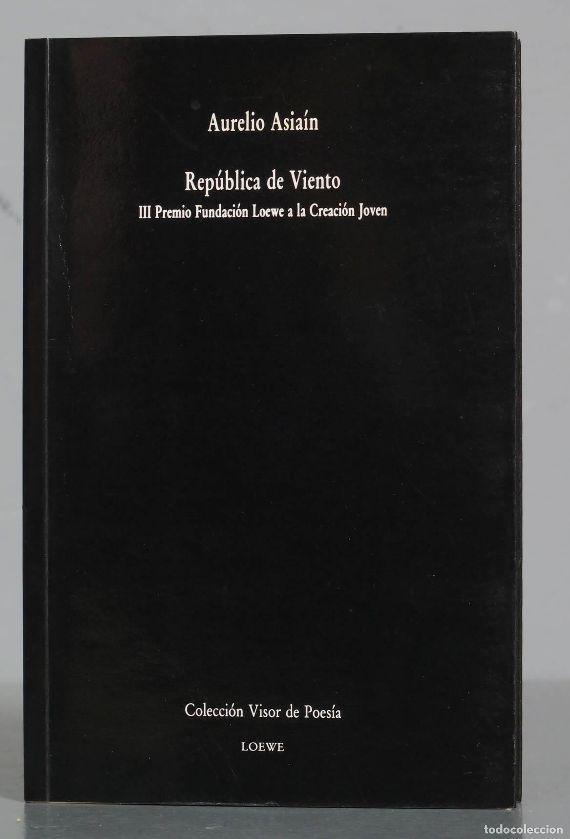Libros de segunda mano: Rep&uacute;blica de viento. Asia&iacute;n - Foto 1