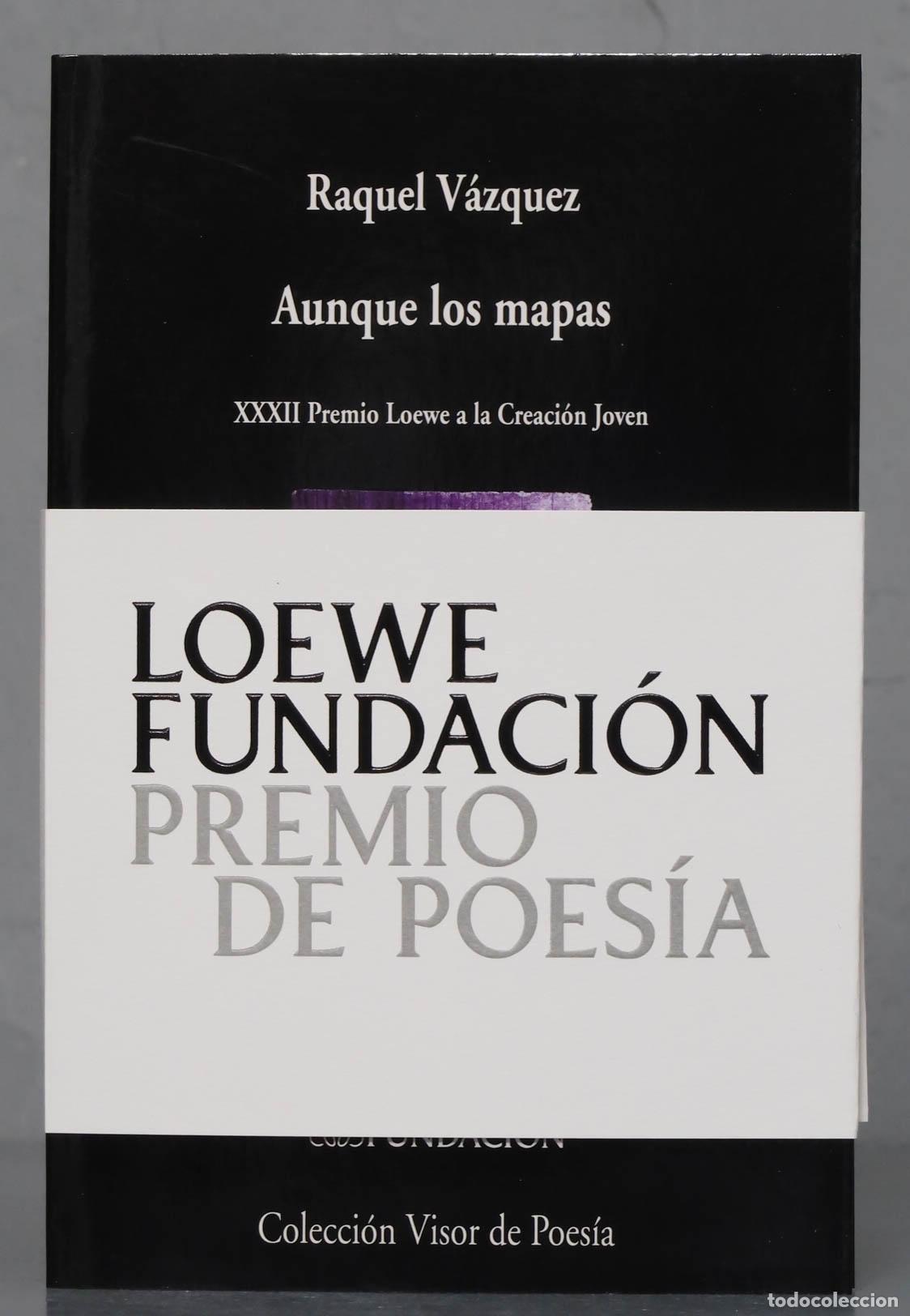 Libros de segunda mano: Aunque los mapas. Raquel V&aacute;zquez - Foto 1