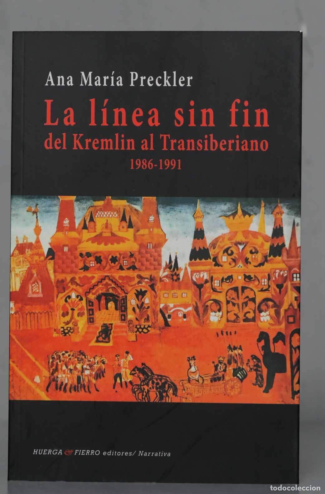 Libri di seconda mano: La l&iacute;nea sin fin. Ana Mar&iacute;a Preckler. DEDICADO POR AUTORA