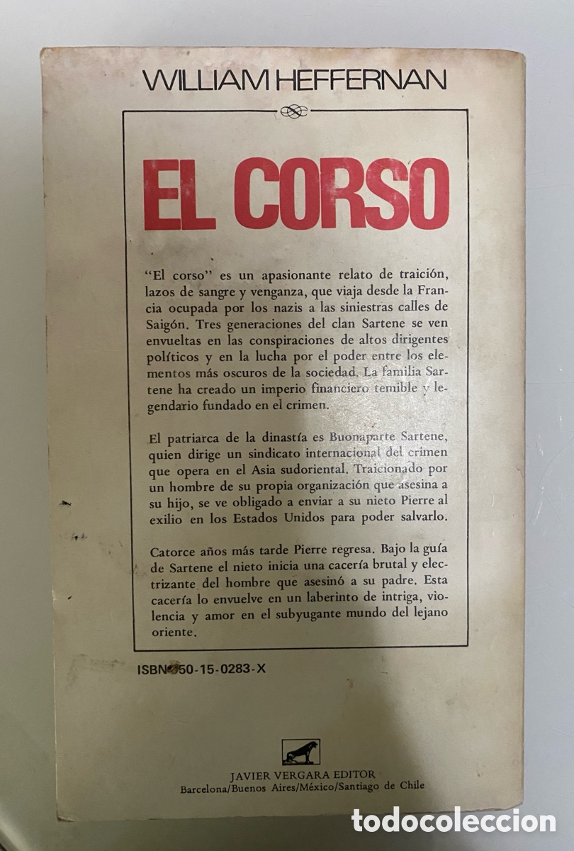 Libros de segunda mano: El Corso - HEFFERNAN, William - Foto 2