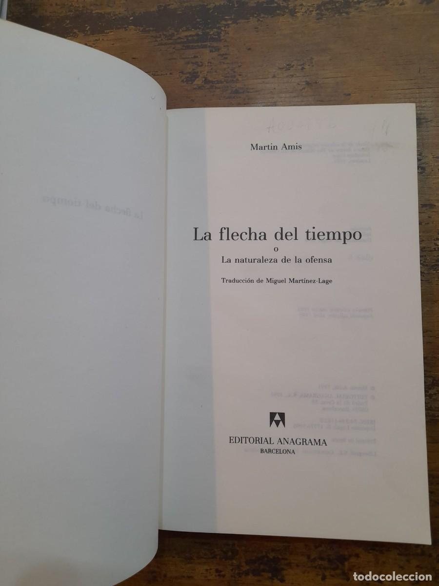 Libros de segunda mano: La flecha del tiempo, Martin Amis - Foto 2