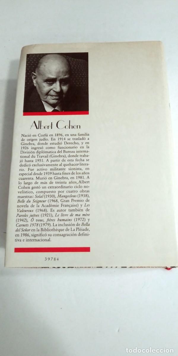 Libros de segunda mano: Bella del se&ntilde;or Albert Cohen - Foto 2