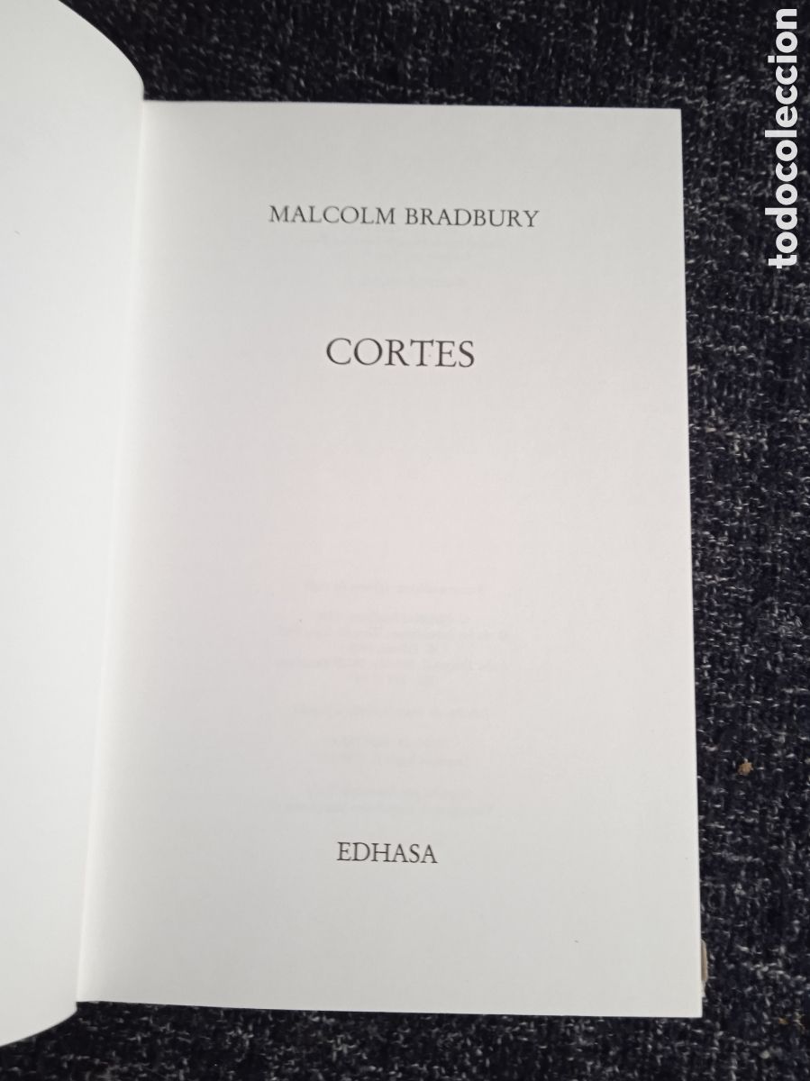 Libros de segunda mano: CORTES./ MALCOLM BRADBURY - Foto 2