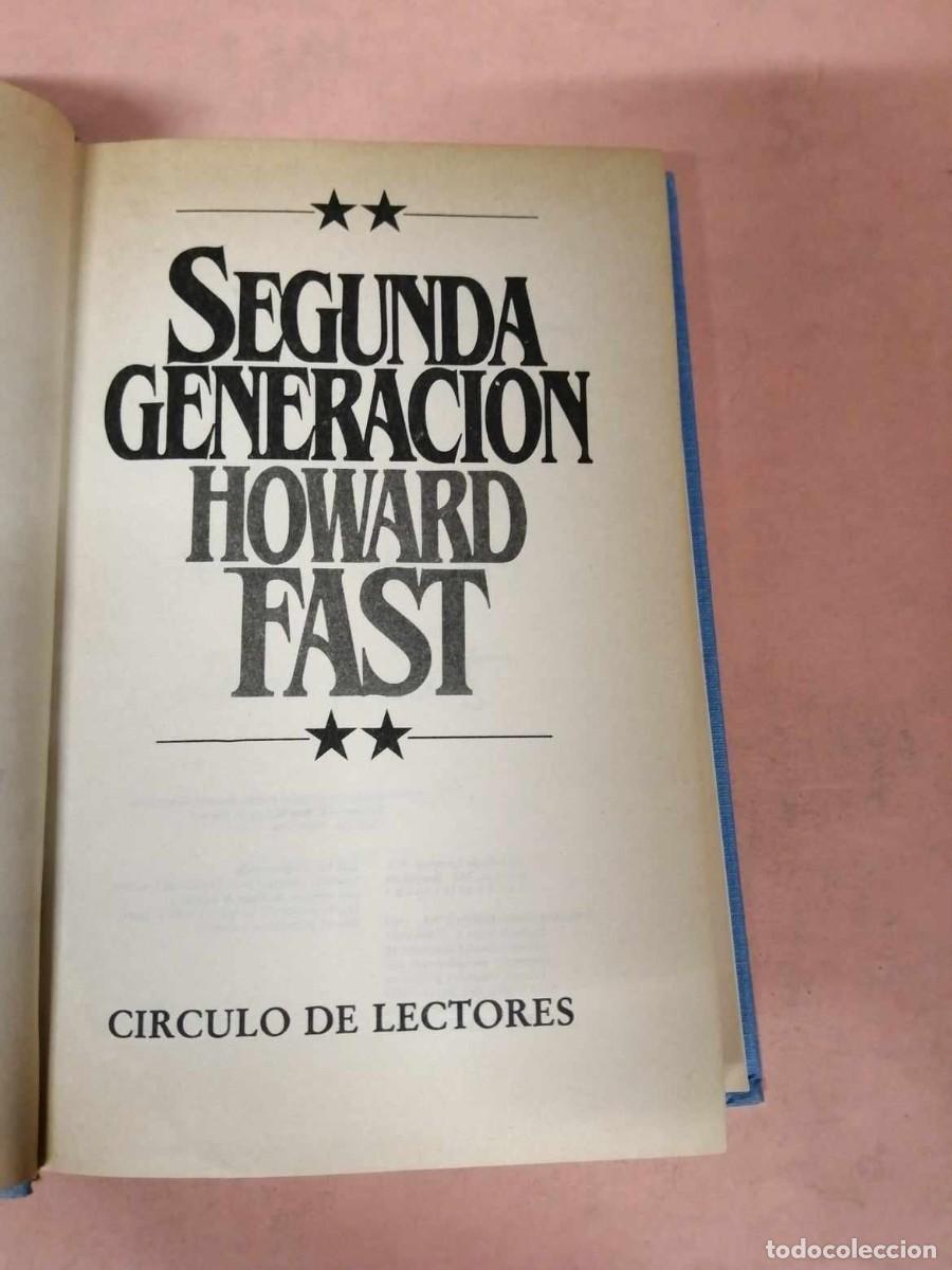 Libros de segunda mano: SEGUNDA GENERACION (HOWARD FAST) - Foto 2