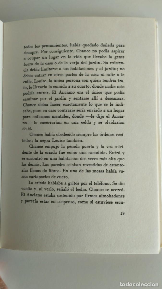 Libros de segunda mano: Desde el Jard&iacute;n. Jerzy Kosinski - Foto 2