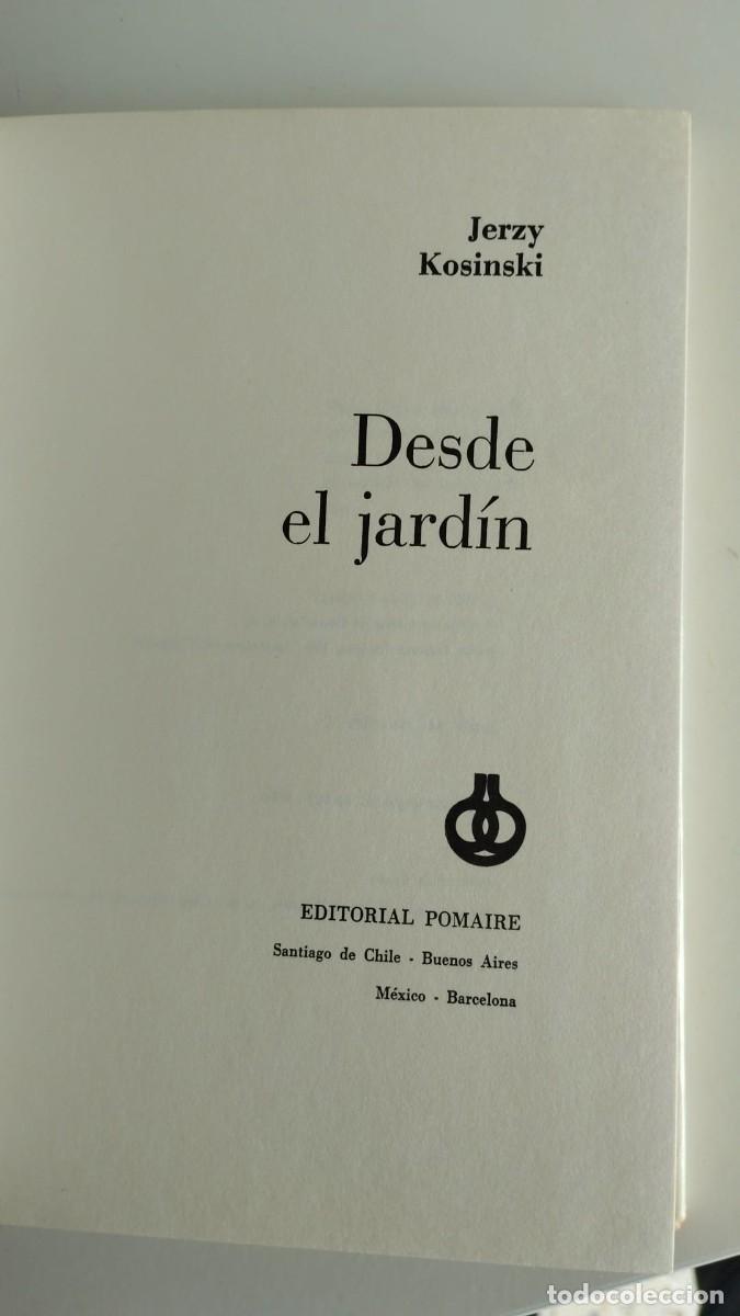 Libros de segunda mano: Desde el Jard&iacute;n. Jerzy Kosinski - Foto 3