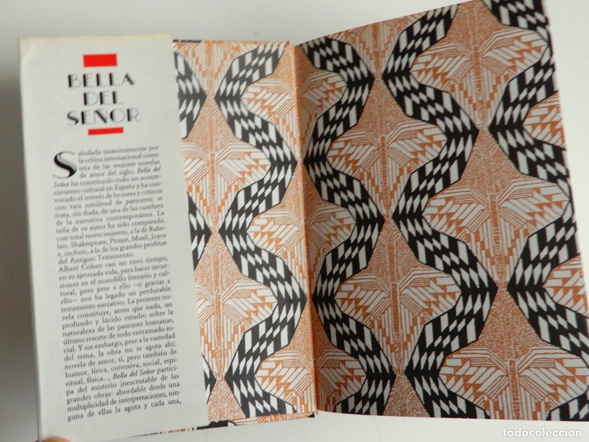 Libros de segunda mano: BELLA DEL SE&Ntilde;OR - ALBERT COHEN - C&Iacute;RCULO DE LECTORES, 1987 - Foto 2
