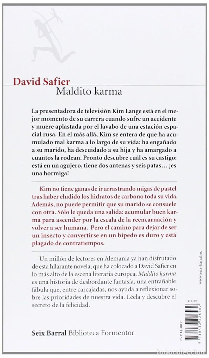 Libros de segunda mano: David Safier - Maldito Karma - Foto 2