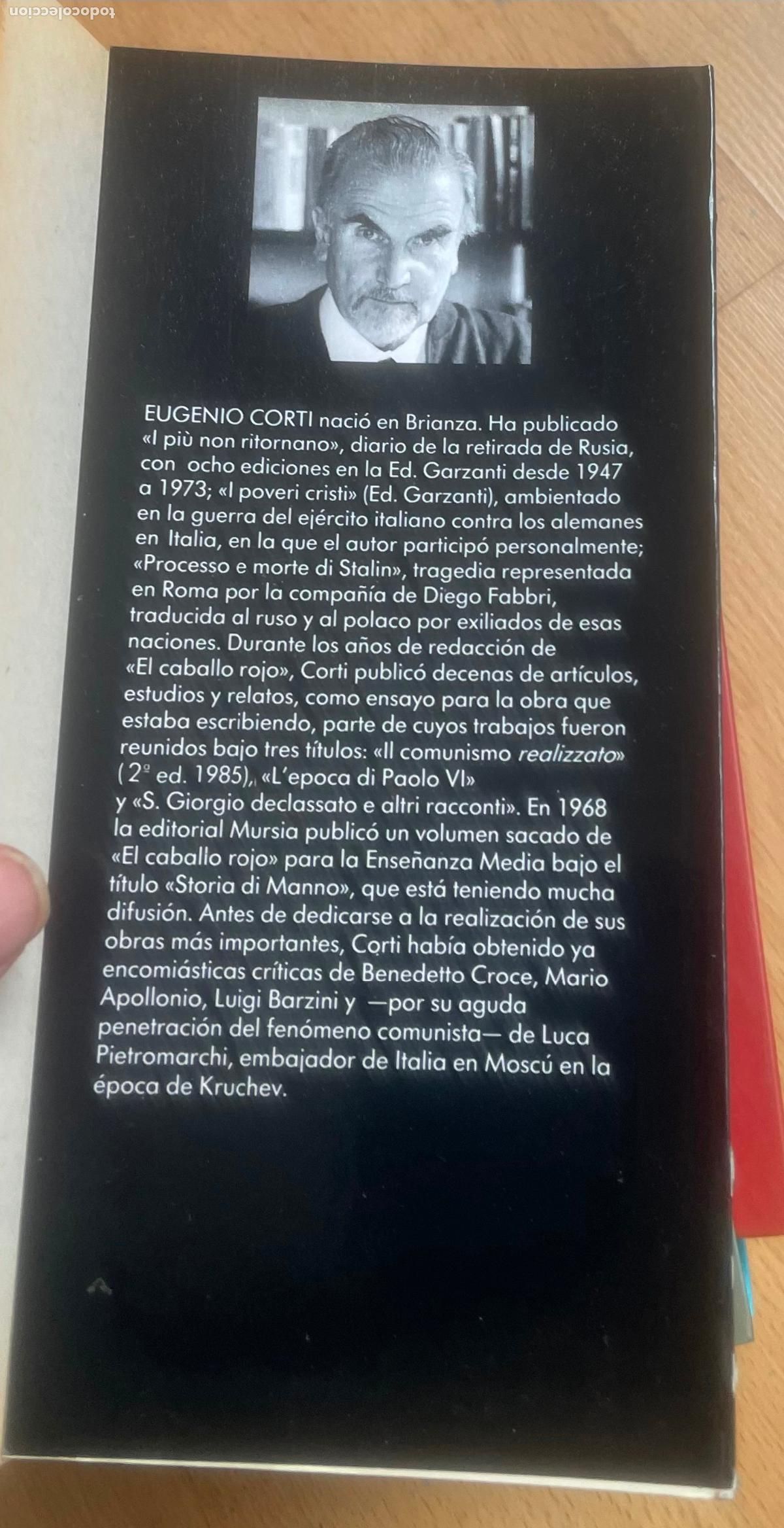 Libros de segunda mano: EL CABALLO ROJO Eugenio Corti - Foto 5