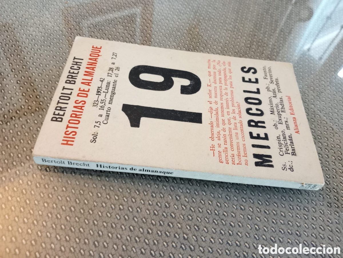 Libros de segunda mano: Historias de almanaque / Bertolt Brecht - Foto 3