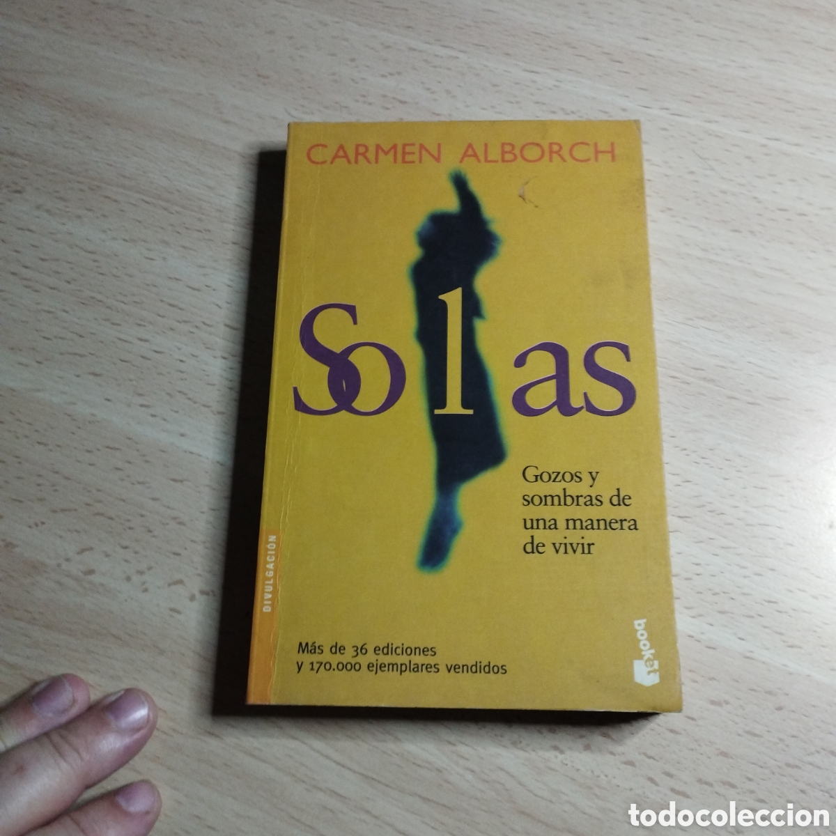 Libros de segunda mano: Solas. Carmen Alborch. 2001. Booket. - Foto 1