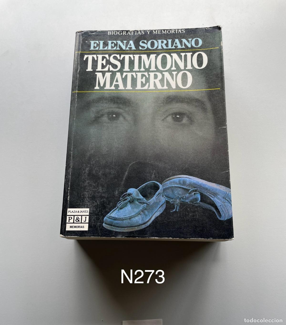 Libros de segunda mano: Testimonio Materno - Foto 1