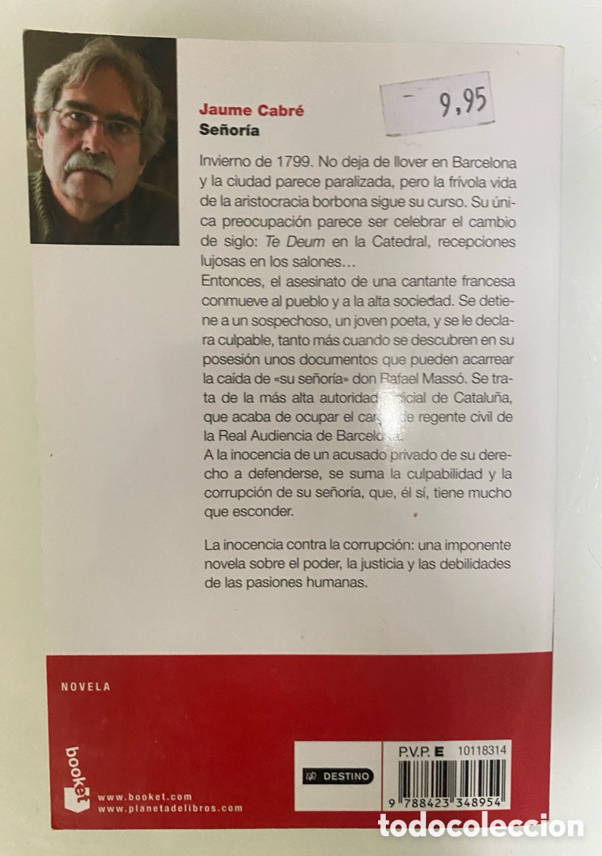 Libros de segunda mano: Se&ntilde;or&iacute;a - CABR&Eacute;, Jaume - Foto 2