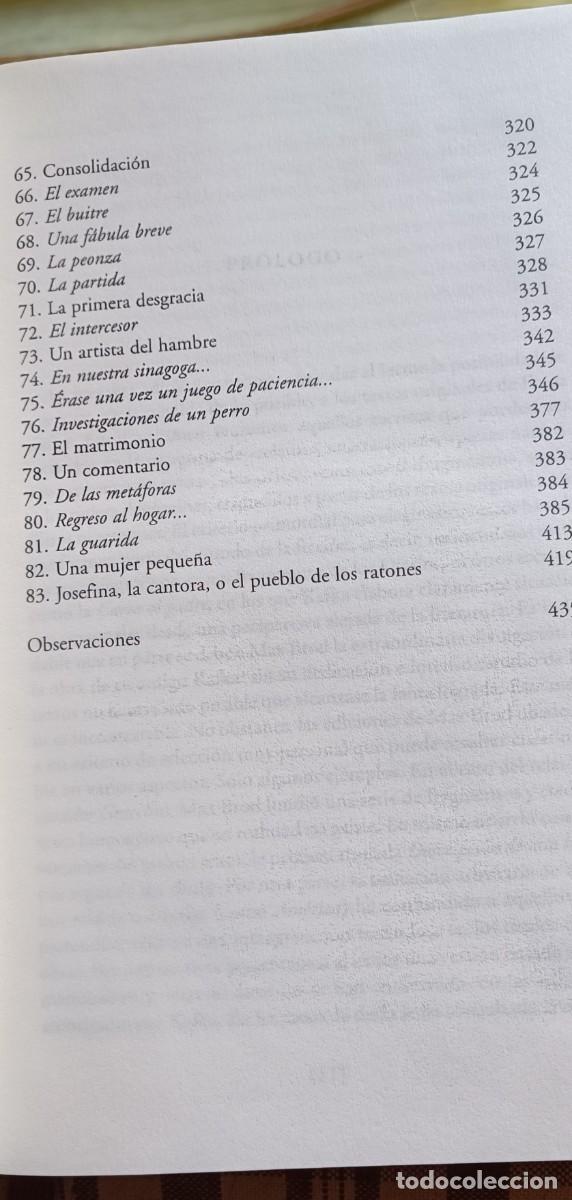 Libros de segunda mano: Franz Kafka - Cuentos Completos - Foto 2