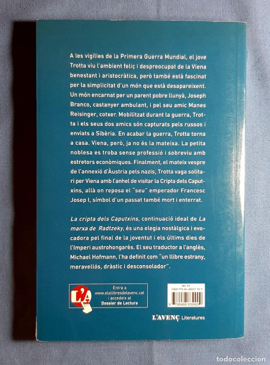 Libros de segunda mano: LA CRIPTA DELS CAPUTXINS. JOSEPH ROTH. CATAL&Agrave;. CATALAN. - Foto 2