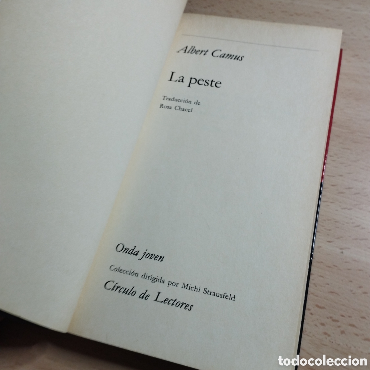 Libros de segunda mano: La peste. Albert Camus. Circulo de lectores. - Foto 5