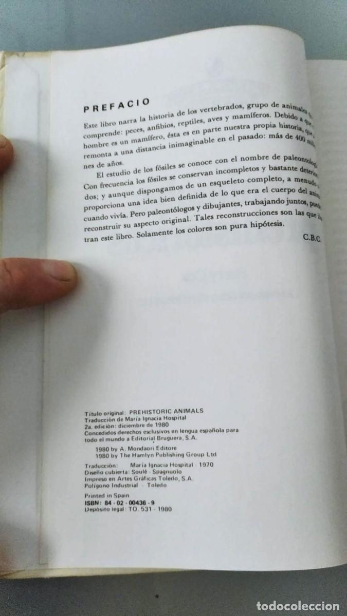Libros de segunda mano: LIBRO ANTIGUO ANIMALES PREHISTORICOS - Foto 3