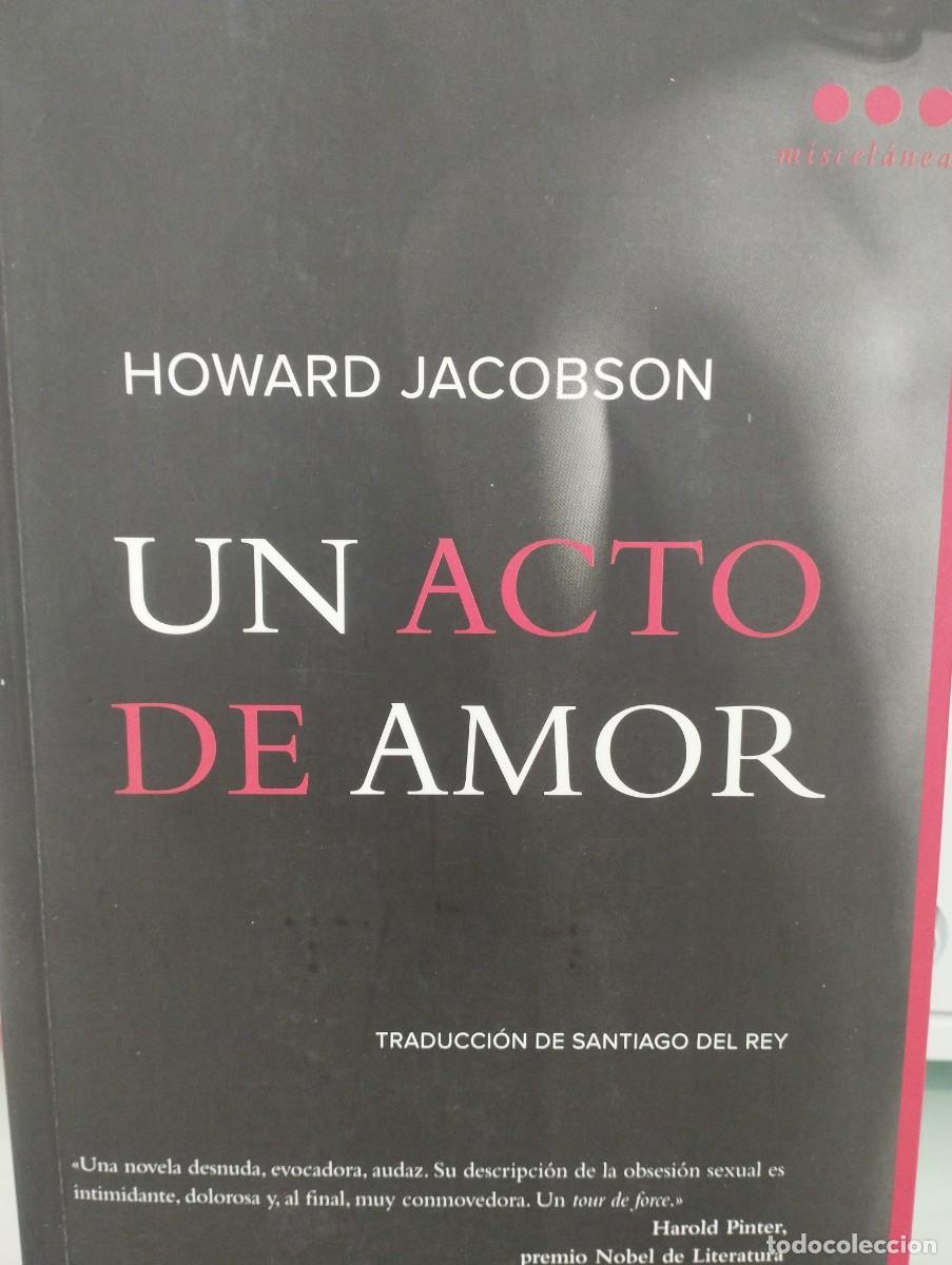 Libros de segunda mano: Howard Jacobson. Un acto de amor - Foto 1