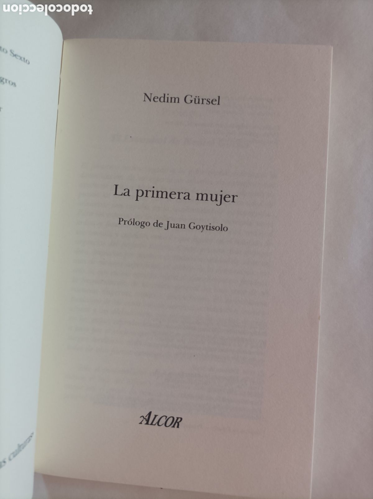 Libros de segunda mano: La primera mujer / Nedim G&uuml;rsel - Foto 2