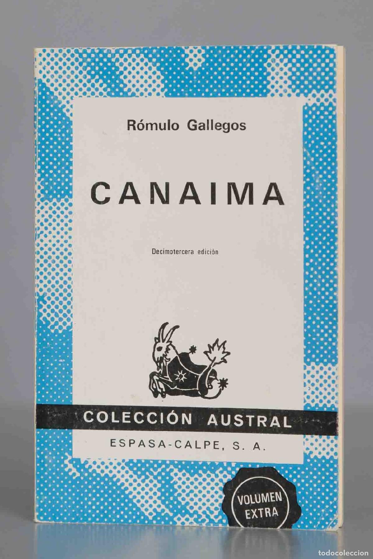 Libros de segunda mano: Canaima Gallegos. AUSTRAL - Foto 1