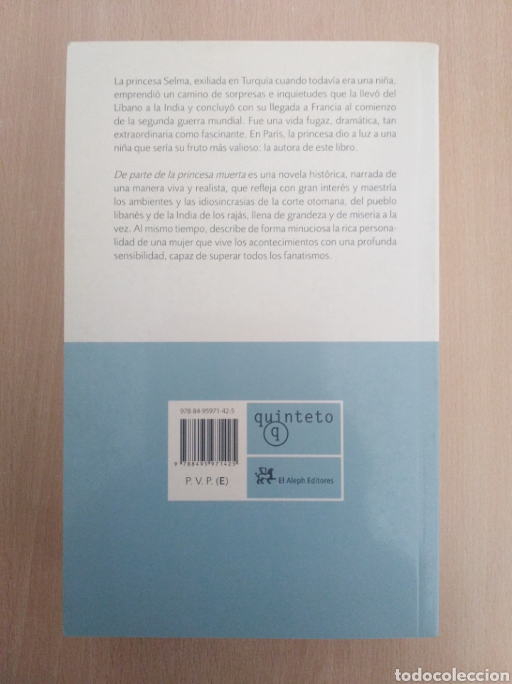 Libros de segunda mano: DE PARTE DE LA PRINCESA MUERTA. Keniz&eacute; Mourad - Foto 2