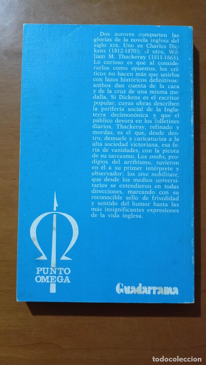 Libros de segunda mano: El libro de los snobs - W. M. Thackeray - Foto 2