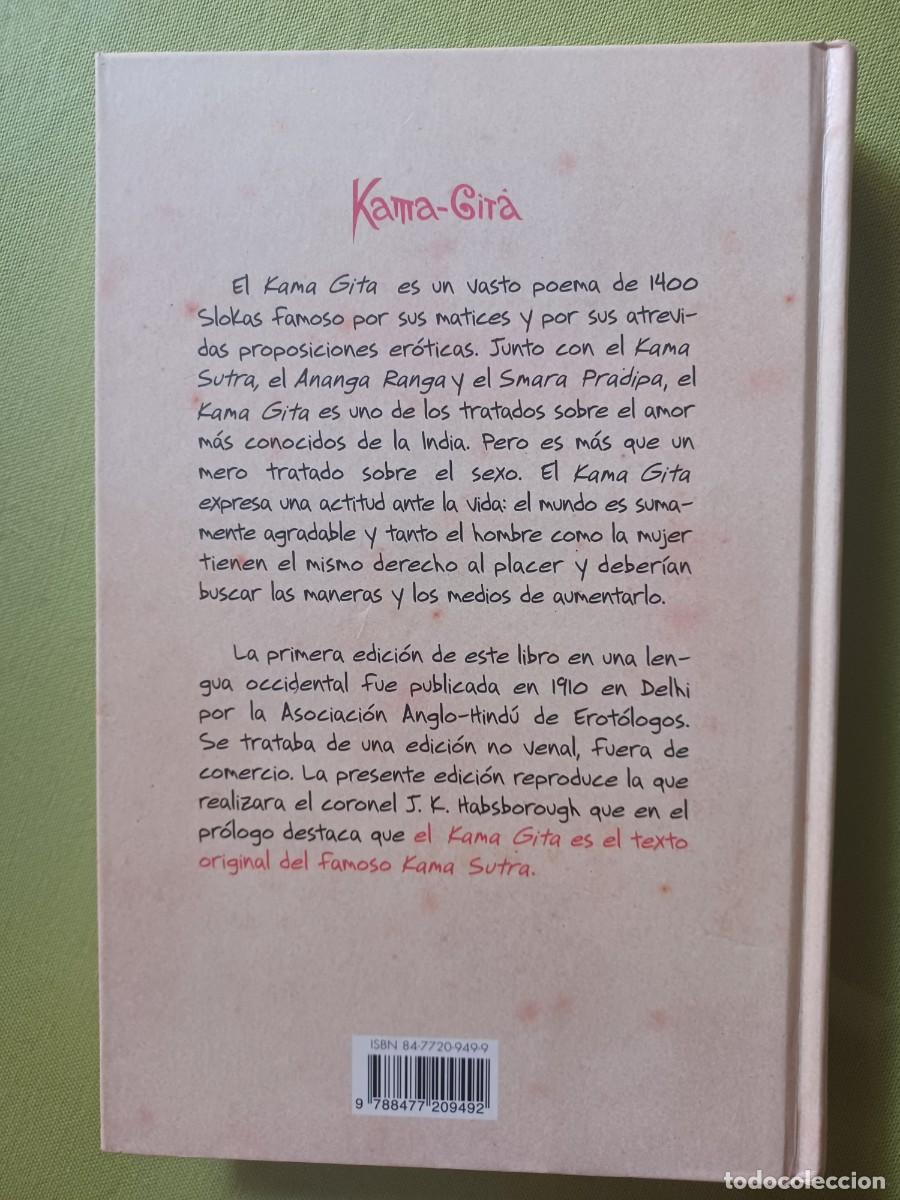 Libros de segunda mano: KAMA-GITA. Las reglas del amor -Vatsyayana - Foto 3
