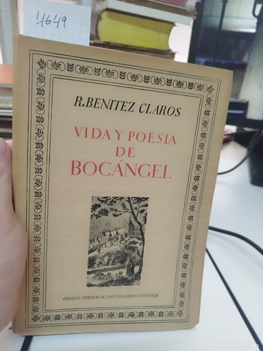 Second hand books: VIDA Y POESIA DE BOCANGEL. - BENITEZ CLAROS, R.