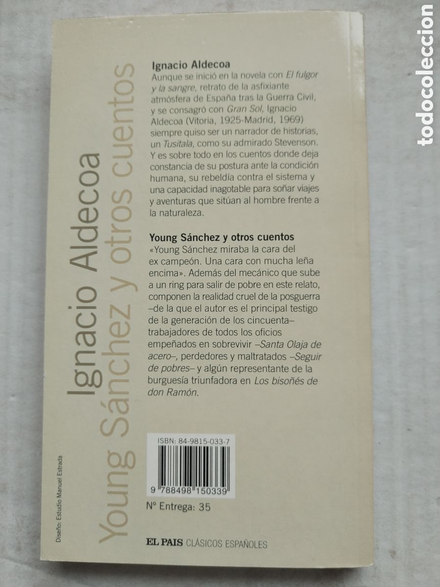 Libros de segunda mano: YOUNG S&Aacute;NCHEZ Y OTROS CUENTOS/IGNACIO ALDECOA - Foto 3