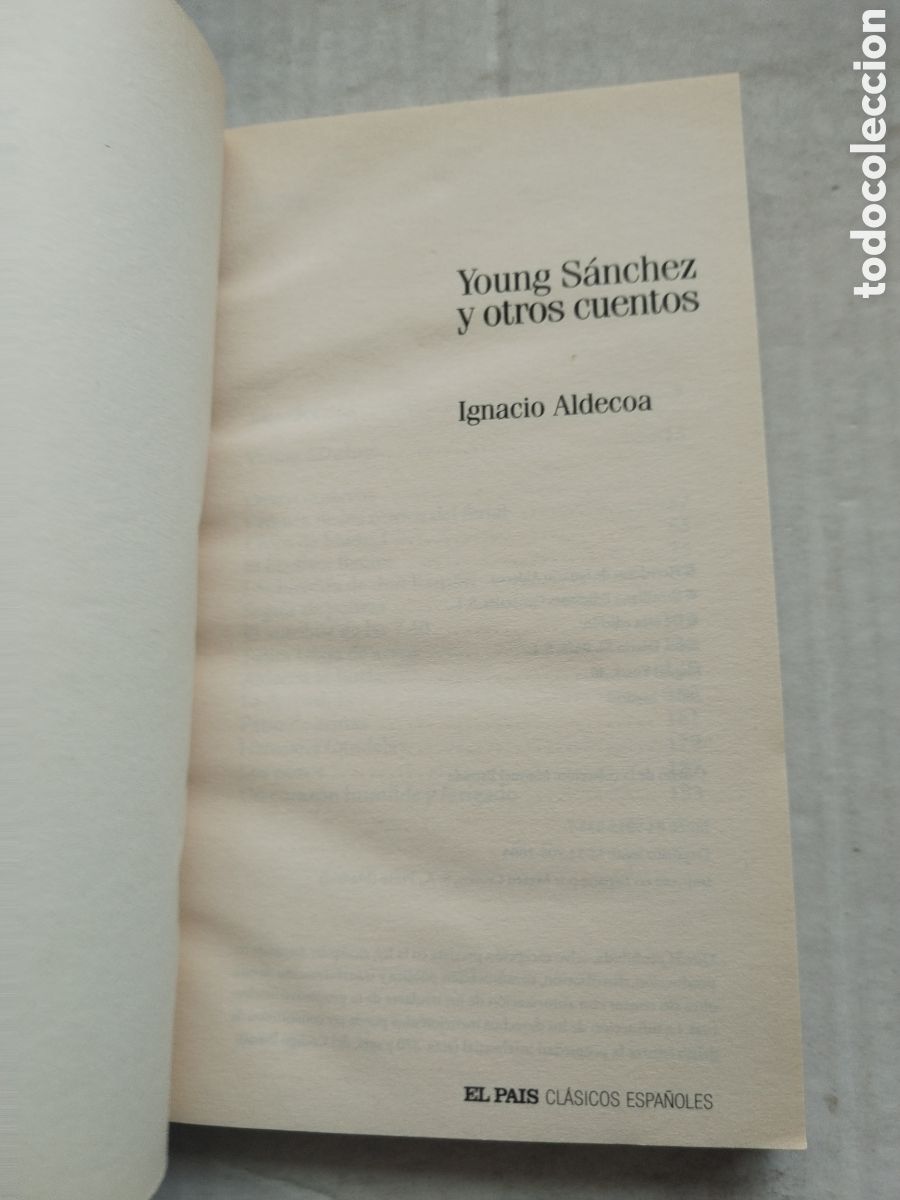 Libros de segunda mano: YOUNG S&Aacute;NCHEZ Y OTROS CUENTOS/IGNACIO ALDECOA - Foto 2