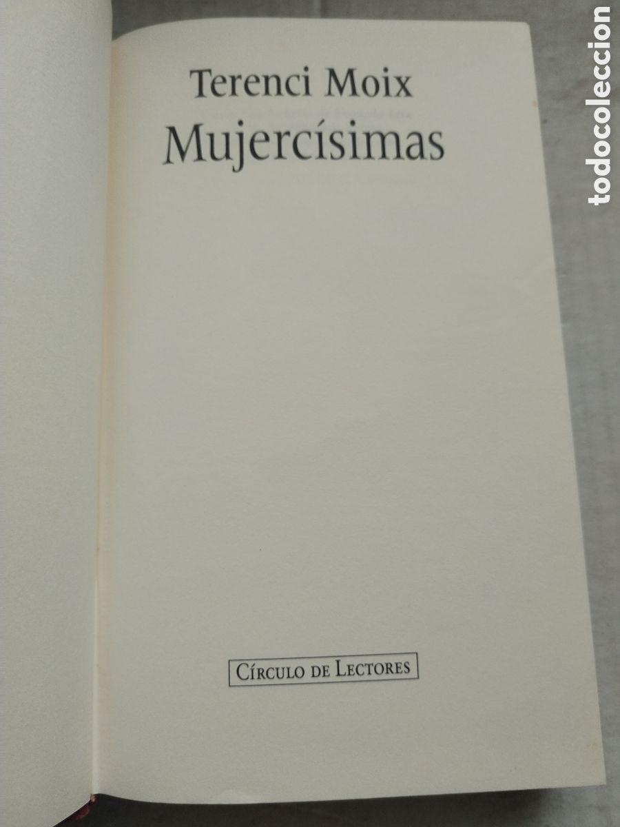 Libros de segunda mano: TERENCI MOIX/MUJERCISIMAS - Foto 2